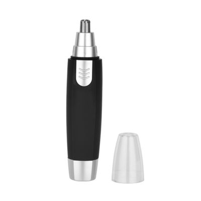 2.8*13.2cm ブラックシルバー 弾丸型鼻トリマー 耳鼻剃り機 NZ-828